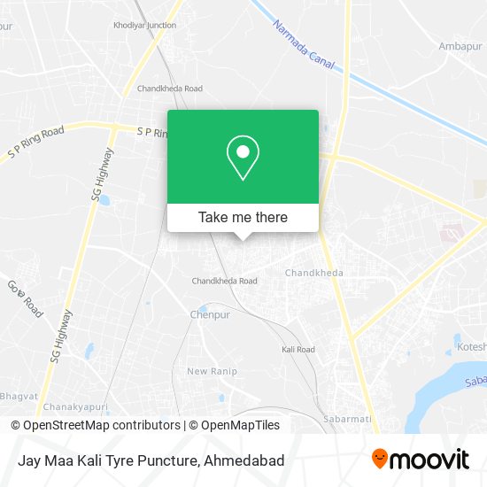 Jay Maa Kali Tyre Puncture map