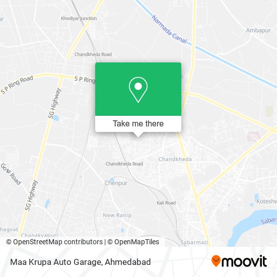 Maa Krupa Auto Garage map