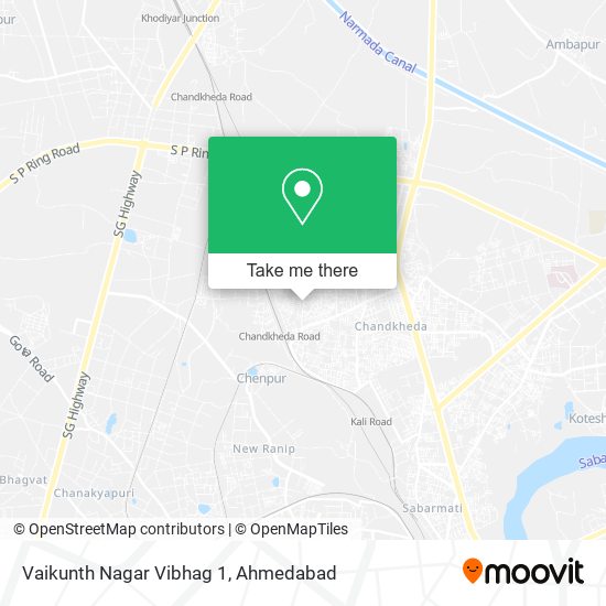 Vaikunth Nagar Vibhag 1 map