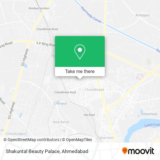 Shakuntal Beauty Palace map