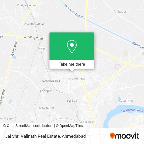 Jai Shri Valinath Real Estate map