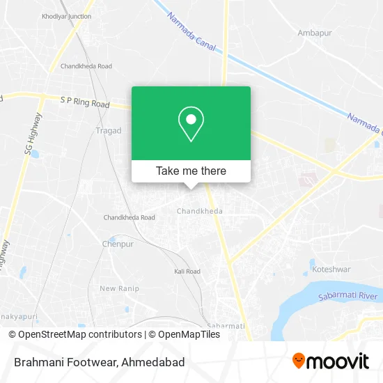Brahmani Footwear map