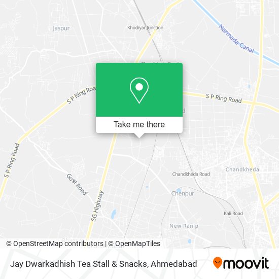 Jay Dwarkadhish Tea Stall & Snacks map