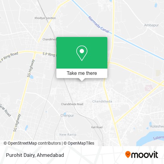 Purohit Dairy map