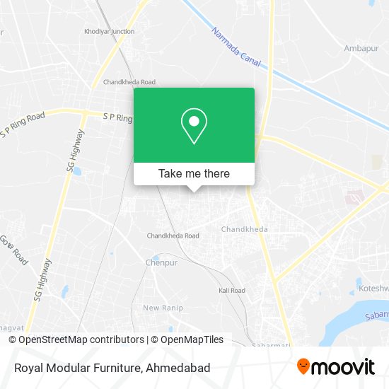 Royal Modular Furniture map