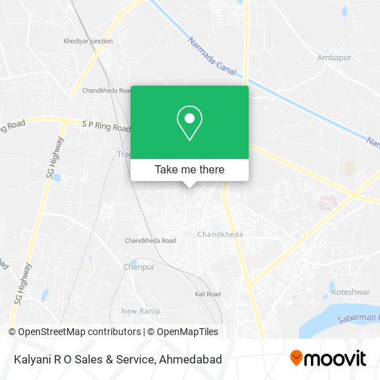 Kalyani R O Sales & Service map