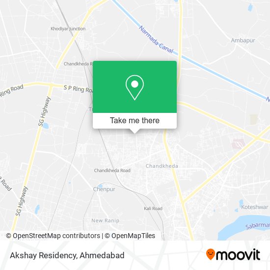 Akshay Residency map