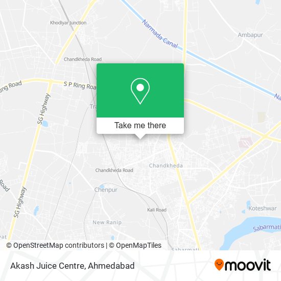 Akash Juice Centre map