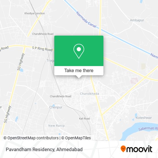 Pavandham Residency map