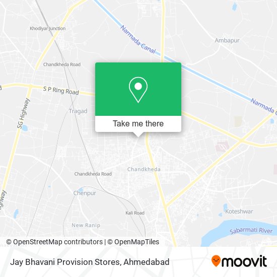 Jay Bhavani Provision Stores map