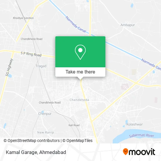 Kamal Garage map