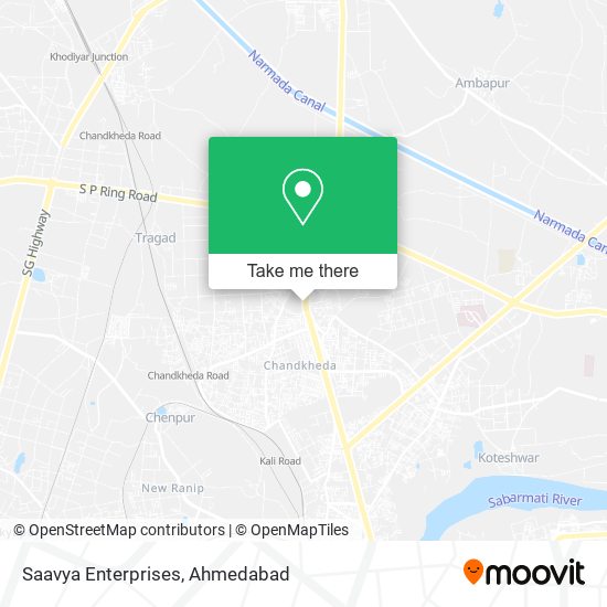 Saavya Enterprises map