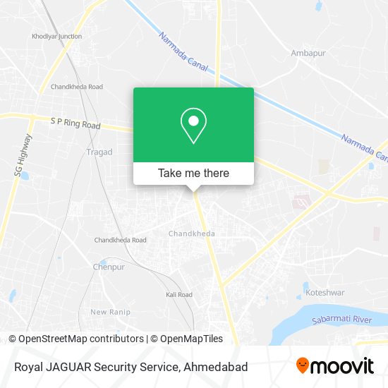 Royal JAGUAR Security Service map