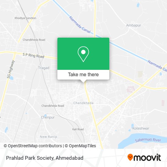 Prahlad Park Society map