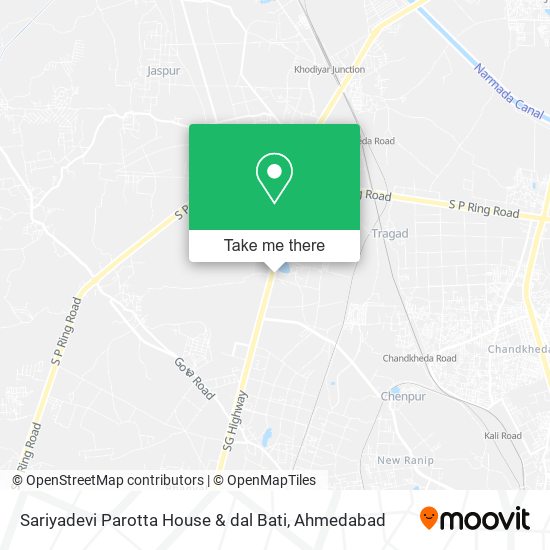 Sariyadevi Parotta House & dal Bati map