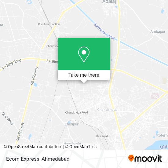 Ecom Express map