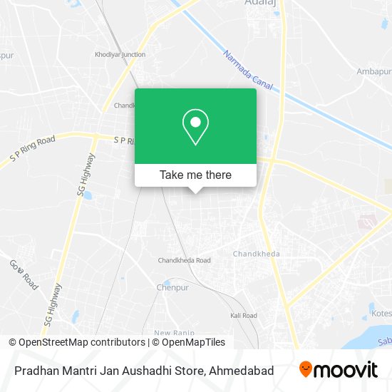 Pradhan Mantri Jan Aushadhi Store map