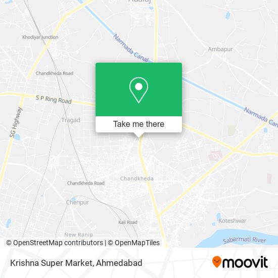 Krishna Super Market map