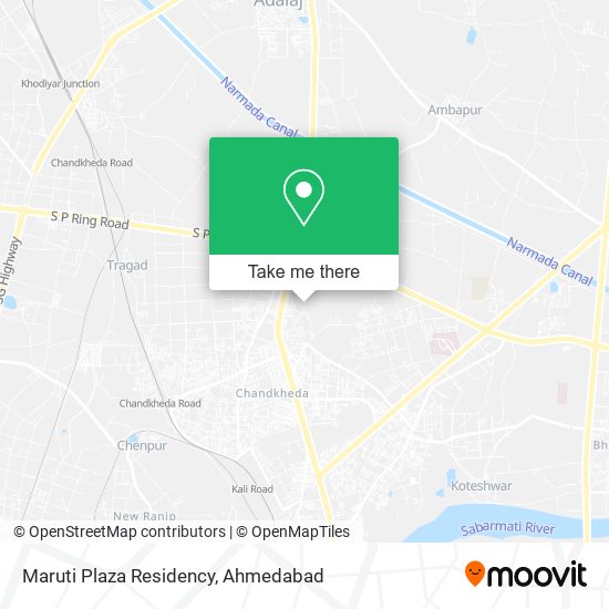 Maruti Plaza Residency map