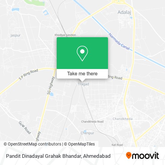 Pandit Dinadayal Grahak Bhandar map