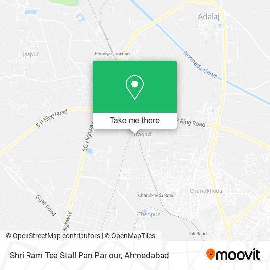 Shri Ram Tea Stall Pan Parlour map