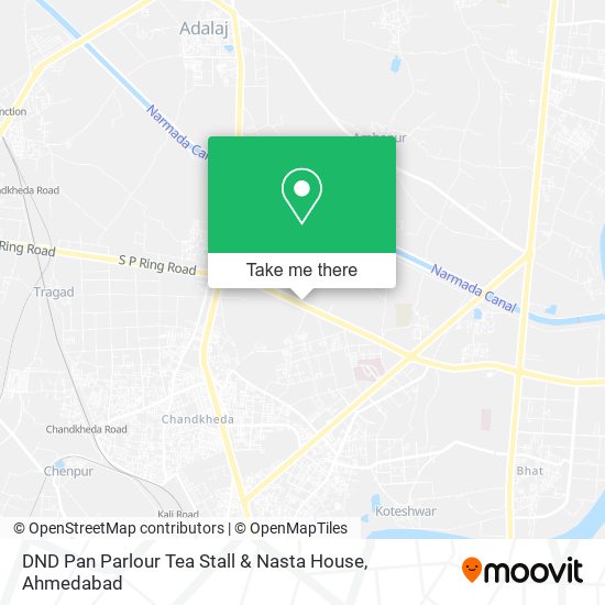 DND Pan Parlour Tea Stall & Nasta House map