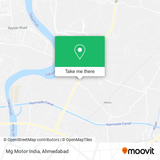 Mg Motor India map