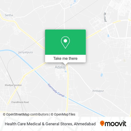 Health Care Medical & General Stores map