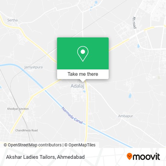 Akshar Ladies Tailors map