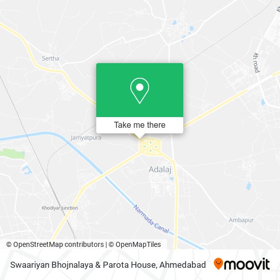 Swaariyan Bhojnalaya & Parota House map