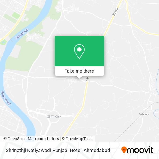 Shrinathji Katiyawadi Punjabi Hotel map