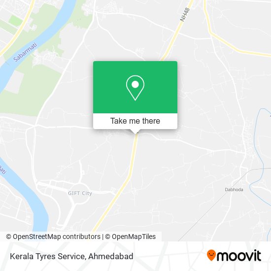 Kerala Tyres Service map