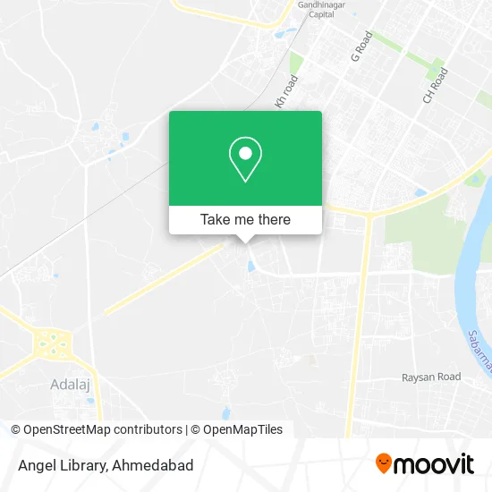 Angel Library map