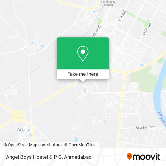 Angel Boys Hostel & P G map