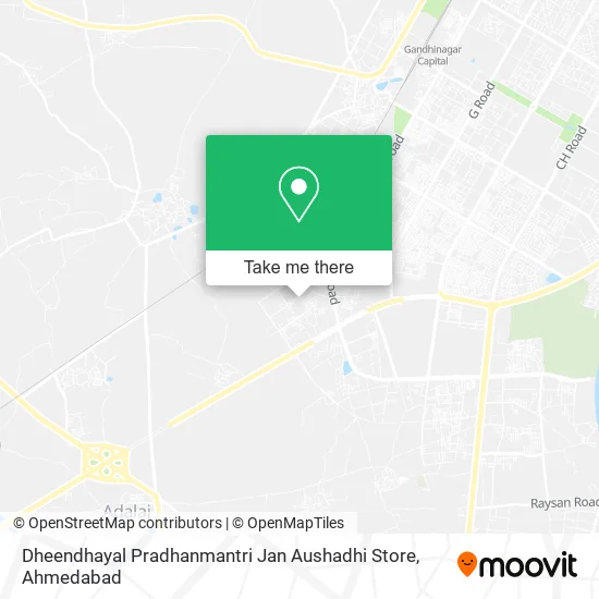Dheendhayal Pradhanmantri Jan Aushadhi Store map