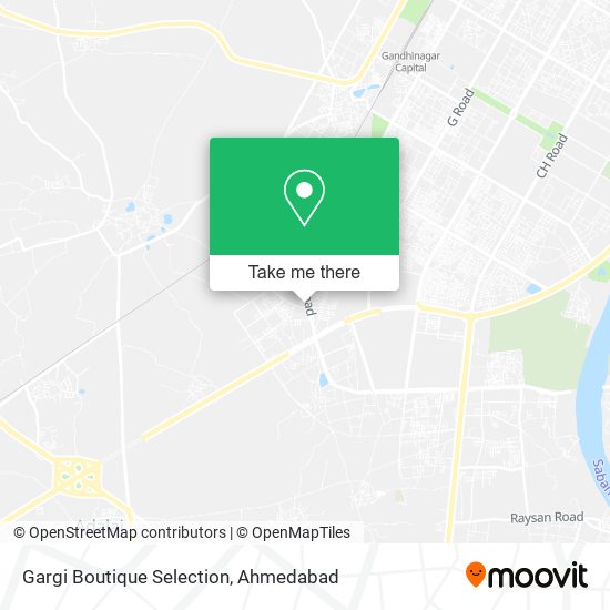 Gargi Boutique Selection map