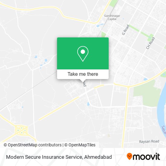 Modern Secure Insurance Service map