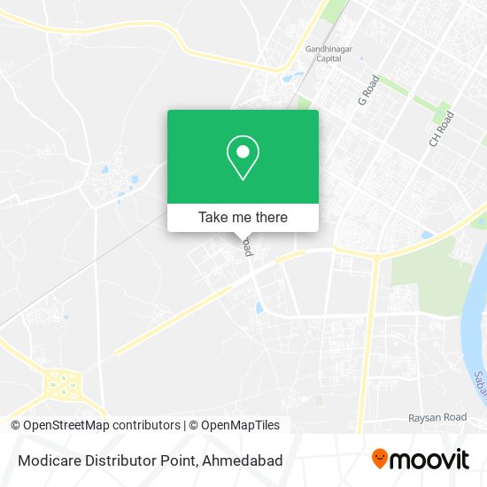 Modicare Distributor Point map