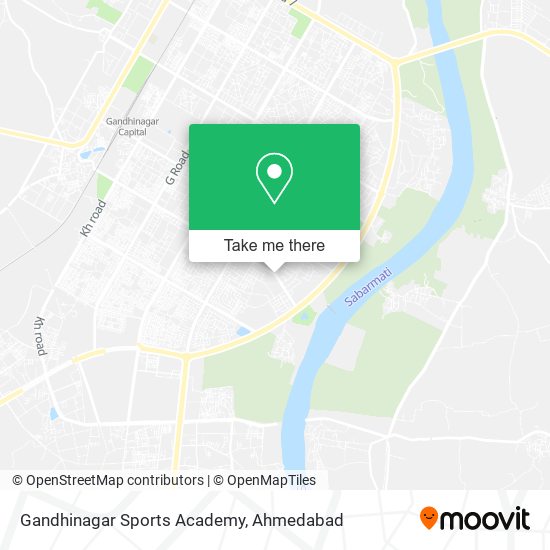 Gandhinagar Sports Academy map