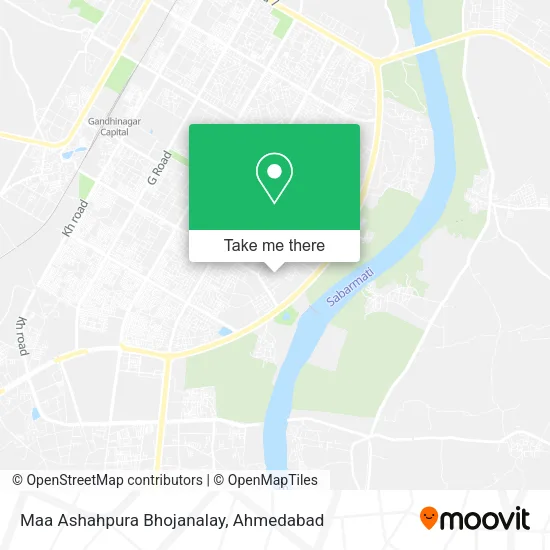 Maa Ashahpura Bhojanalay map