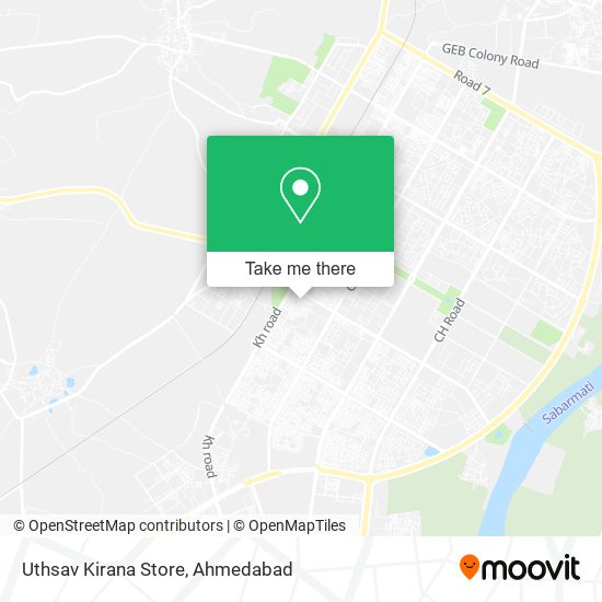 Uthsav Kirana Store map