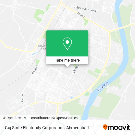 Guj State Electricity Corporation map