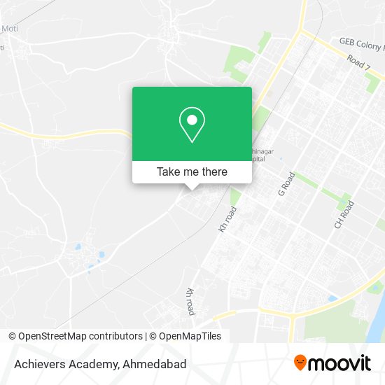 Achievers Academy map