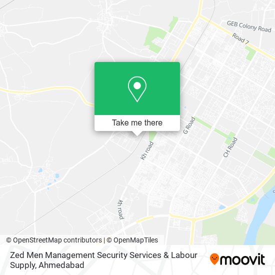 Zed Men Management Security Services & Labour Supply map