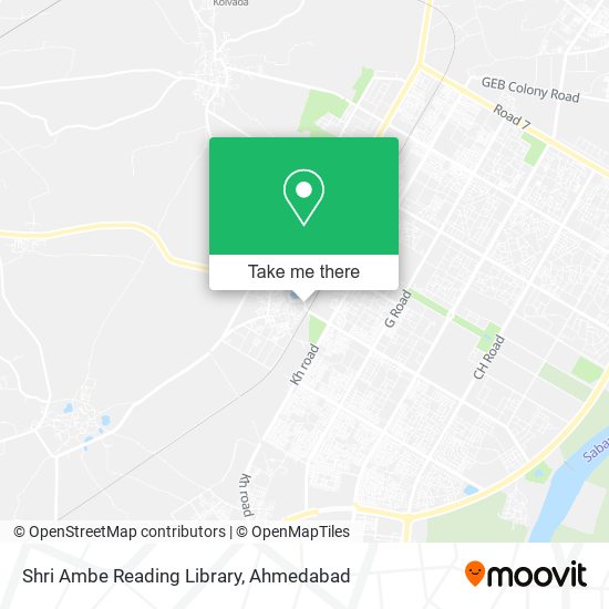 Shri Ambe Reading Library map