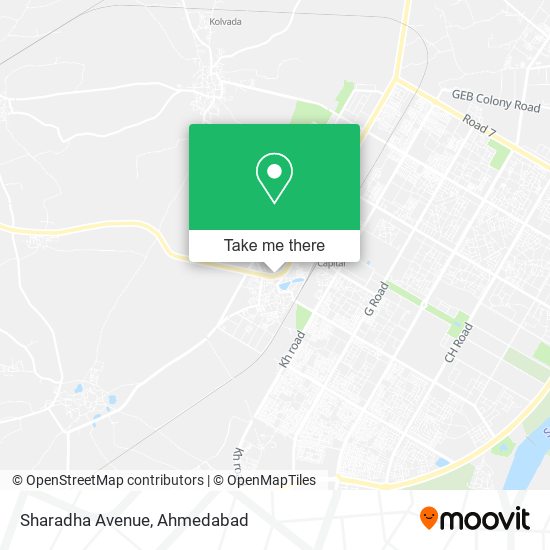 Sharadha Avenue map