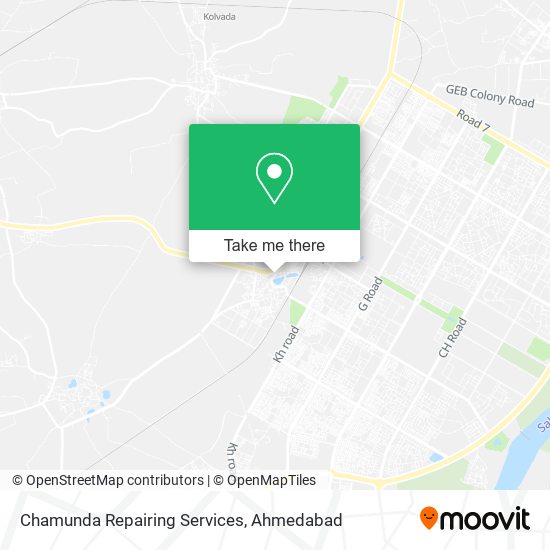 Chamunda Repairing Services map