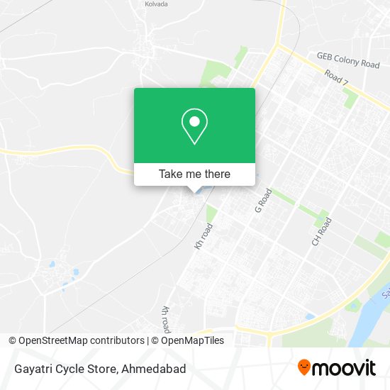 Gayatri Cycle Store map