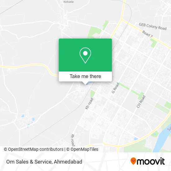 Om Sales & Service map