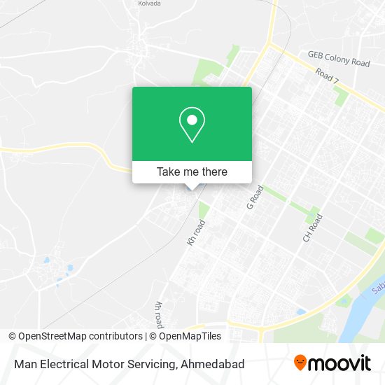 Man Electrical Motor Servicing map